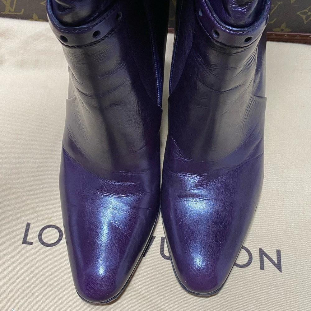 Purple Gucci boots - Picture 3 of 12